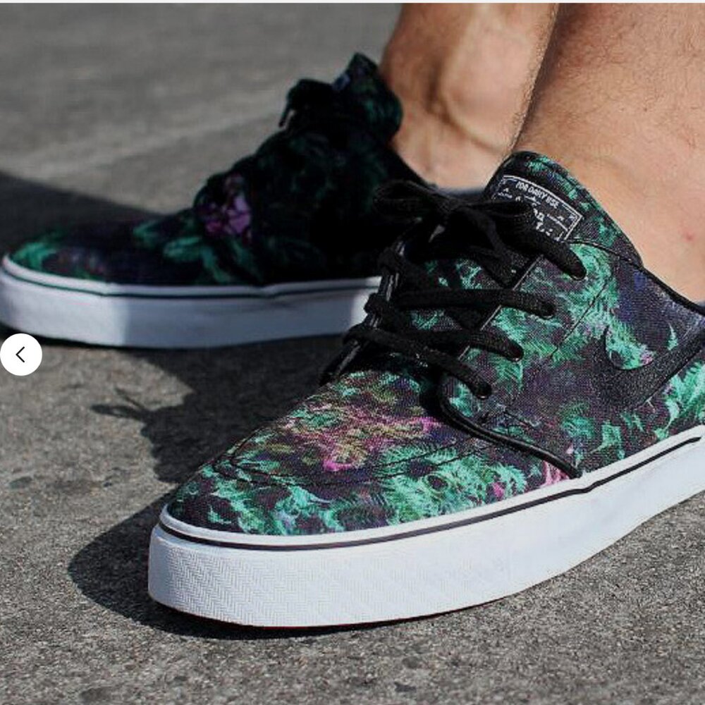 NEW Nike SB Stefan Janoski PRM Premium Palm Leaves 705190-301 Size 10 US 44 EUR